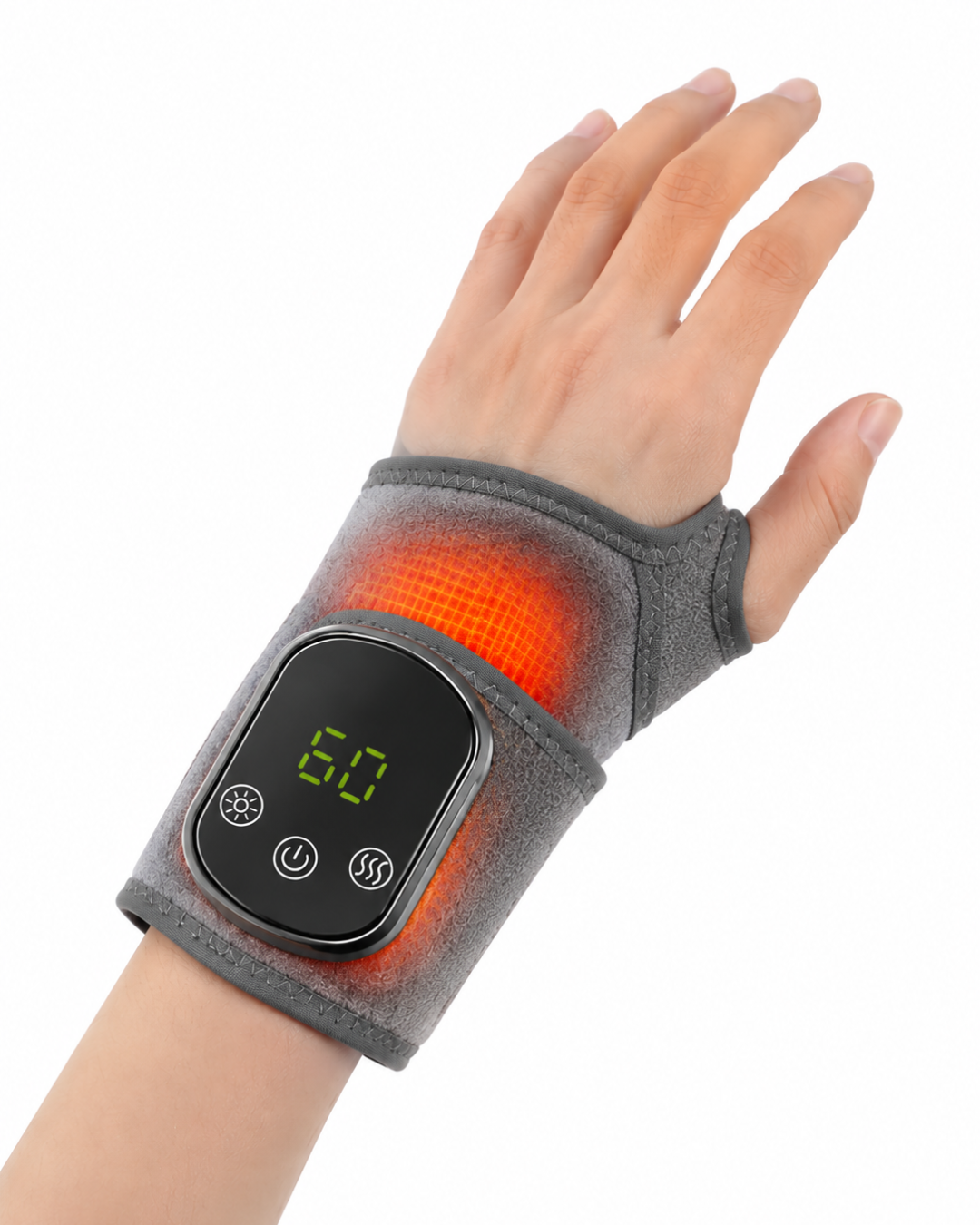 Elektrisk Handledsmassager med Värme & Vibration
