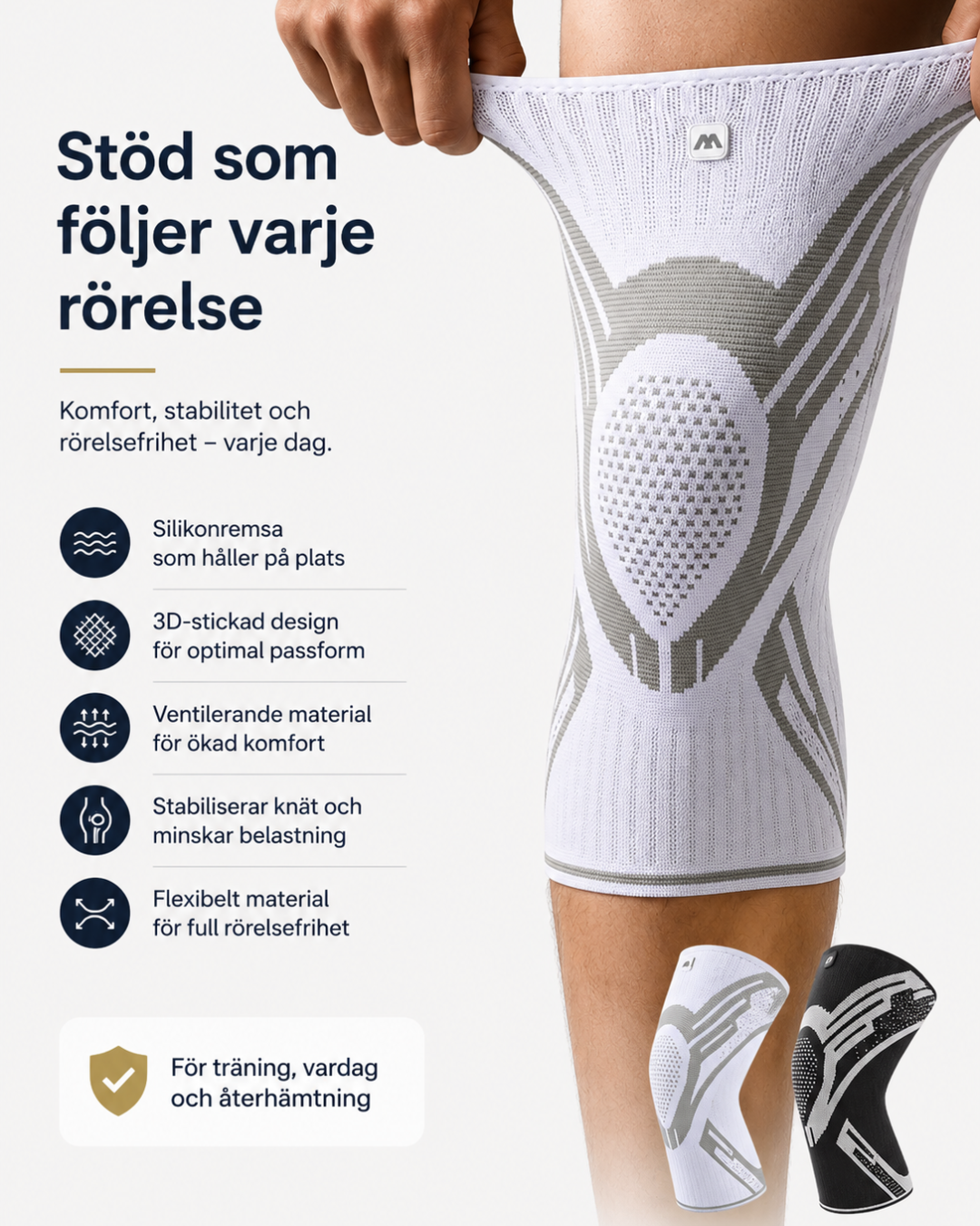 Kompressionsknäskydd för Stöd & Stabilitet