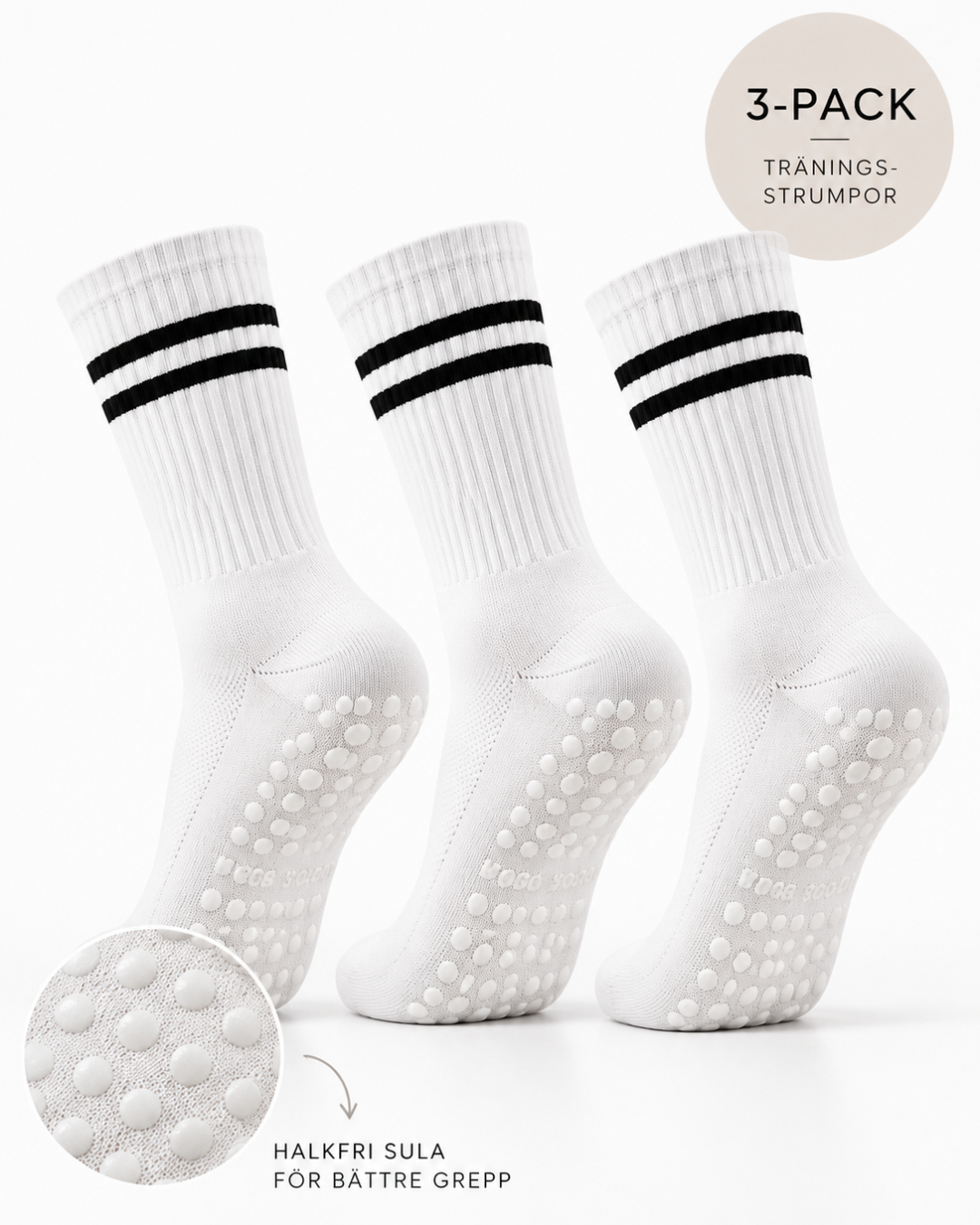 BalanceStep Halkfria Strumpor™
